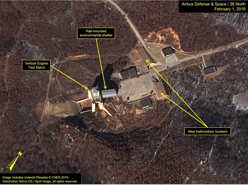 Image Satellite images show increased activity at the North Korea launch site