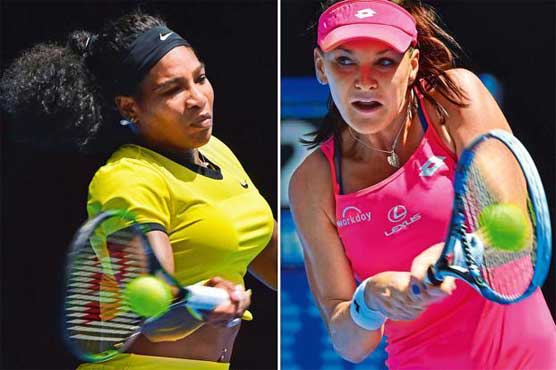 Serena Williams will face Agnieszka Radwanska in the Australian Open semi-final today