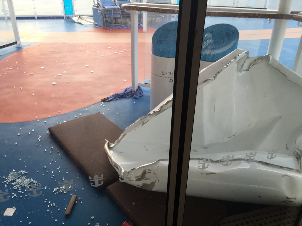 Royal Caribbean's Anthem of the Seas abandons journey after storm battering