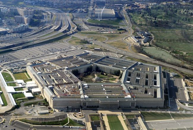 26 2011 shows the Pentagon building in Washington DC. The United States military hopes to send a sophisticated missile defense system to South Korea'as quickly as possible' the Pentagon said FebruARY 8,2016