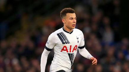 Tottenham's Dele Alli was taken off at half-time after falling ill