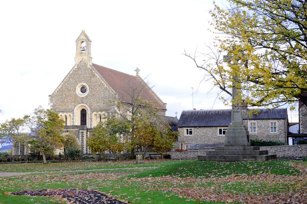 St James's Church next to Forbury Gardens in reading