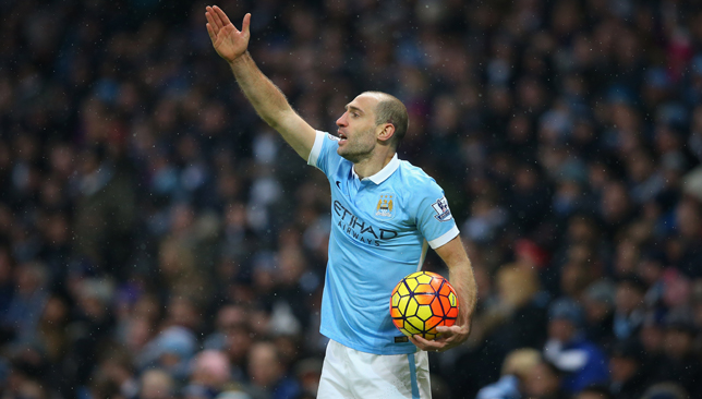 Stay focused Pablo Zabaleta