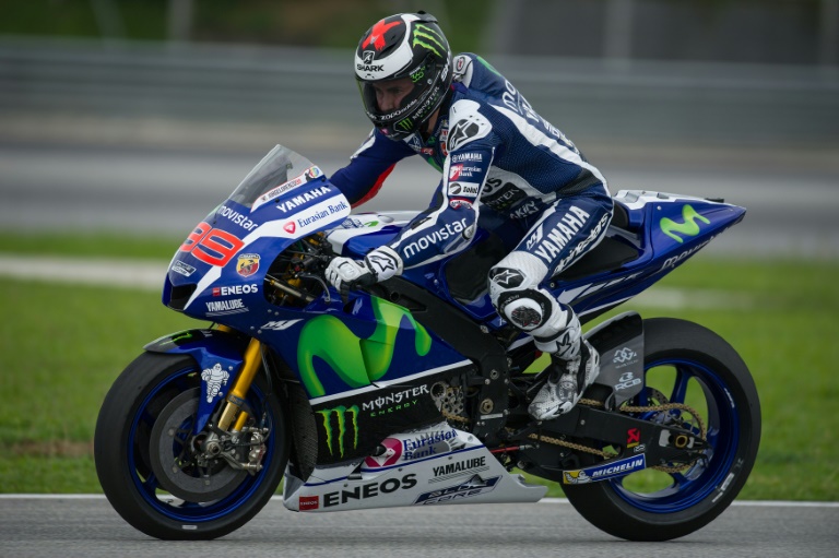 AFP  Mohd Rasfan Yamaha rider Jorge Lorenzo takes part in MotoGP testing at Malaysia's Sepang International Circuit