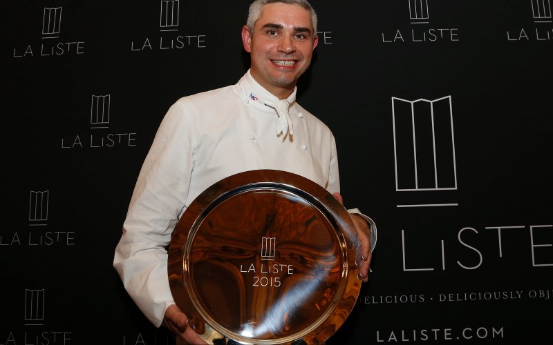 Benoit Violier chef of the Restaurant de l'HÙtel de Ville poses for