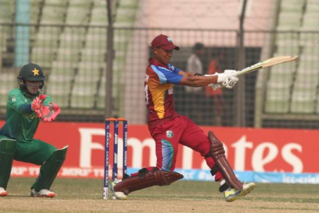 Tavin Imlach West Indies U-19 Pakistan U-19