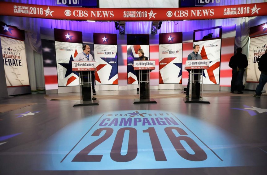 Democratic-debate-CBS-news