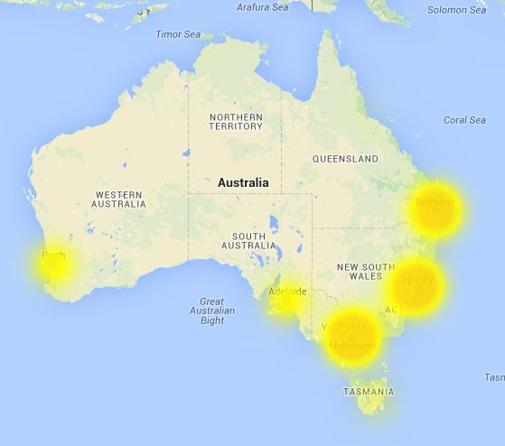 These are all the places affected