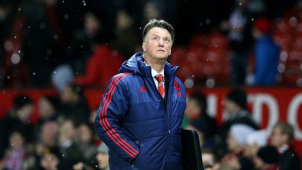 Things are looking up for Louis van Gaal who watched his team beat Stoke 3-0