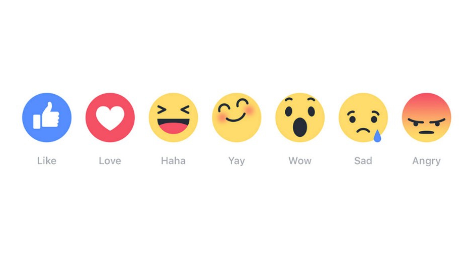 Facebook Changes the Like Button Globally to Add More Reactions