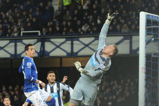 Rob Elliot makes a save