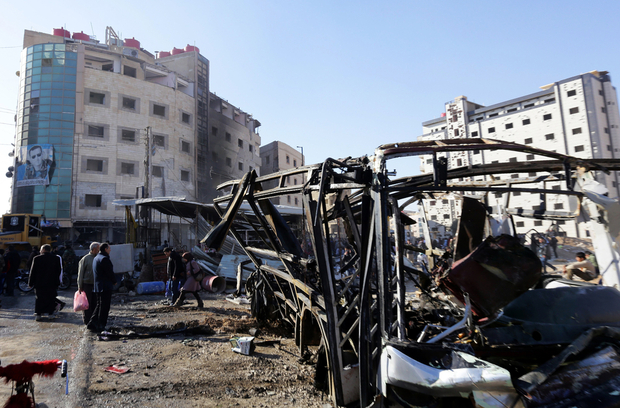 At least 30 killed in Damascus explosions