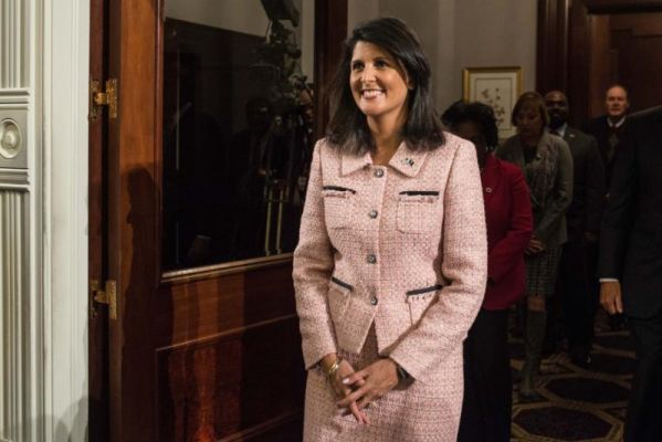 South Carolina Gov. Nikki Haley enters the House