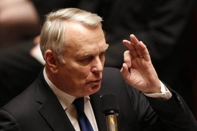 Newly-appointed Frencg Foreign Minister Jean Marc Ayrault answers during the questions to the government session at the National Assembly in Paris France