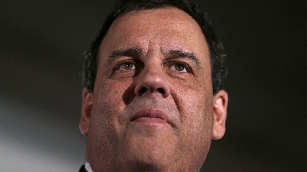 Republican presidential candidate New Jersey Gov. Chris Christie thanks supporters during a primary night rally in Nashua N.H. Tuesday Feb. 9 2016