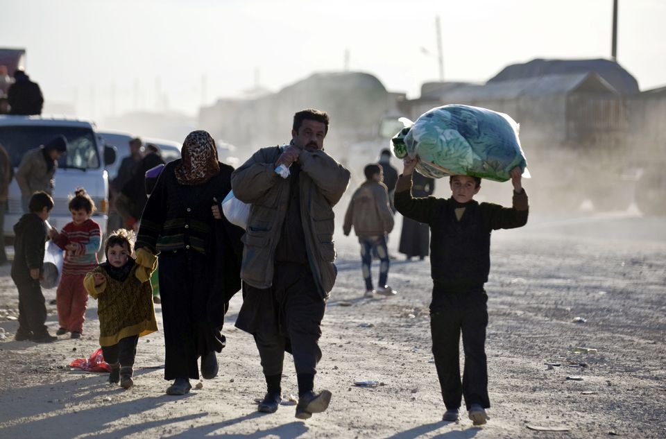 Hoarding in Syria's largest city as government advances