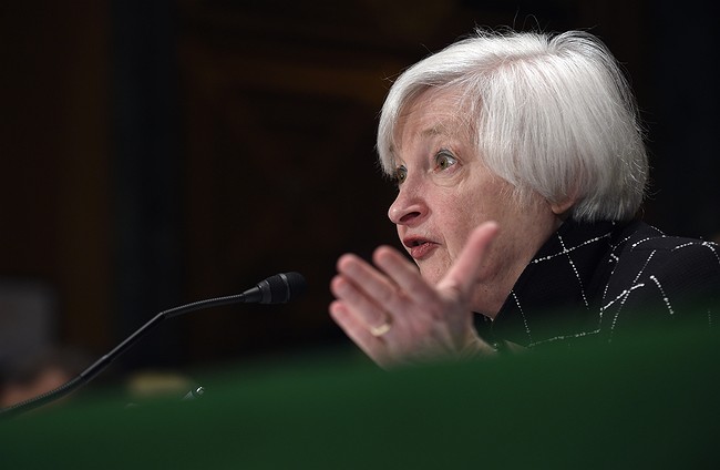 US stocks open higher as Fed's Yellen signals caution