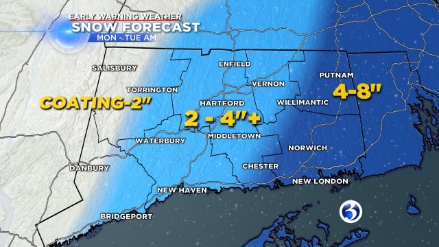 Heavy Snow Expected in Southeast New England