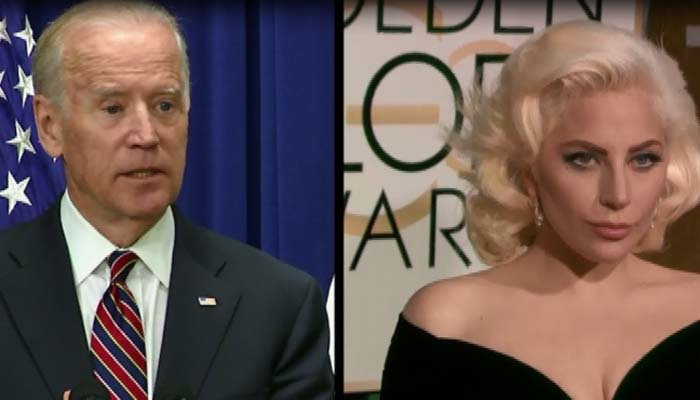 Vice President Joe Biden is expected to introduce Lady Gaga at the Oscars on Sunday