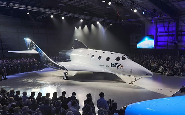 Virgin Galactic unveils the new SpaceShip Two, named the VSS Unity