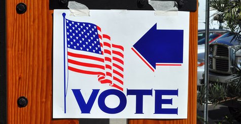 Vote sign