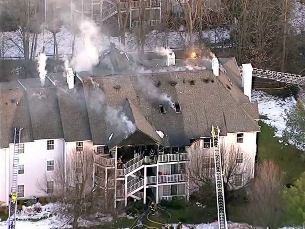 II condo complex bursts into flames in Mahwah N.J. Feb. 2 2016