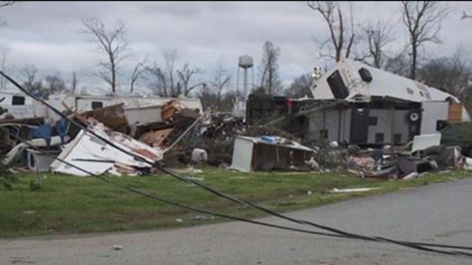 3 Killed As Tornadoes Tear Through Gulf Coast States