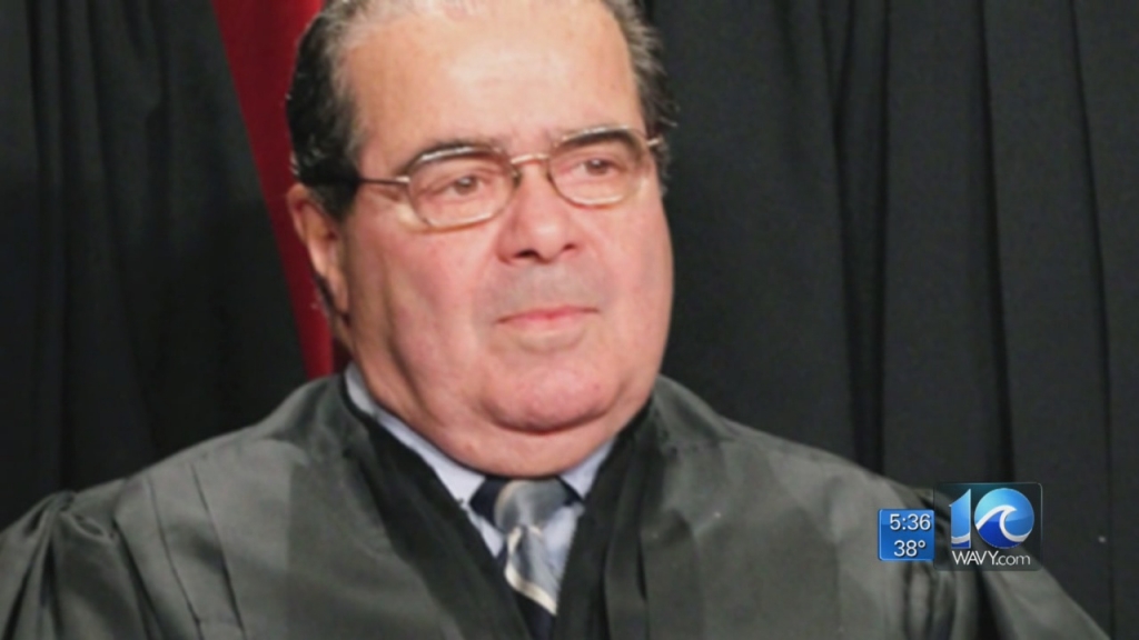 Justice Scalia's impact on several men in Hampton Roads