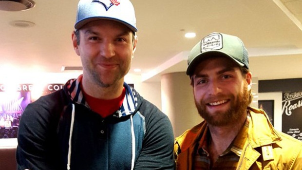 John Scott left shown here with the Capitals&#39 Braden Holtby arrived in Nashville Thursday for the NHL All Star game after writing a piece for The Players Tribune describing the journey he's been on since being selected