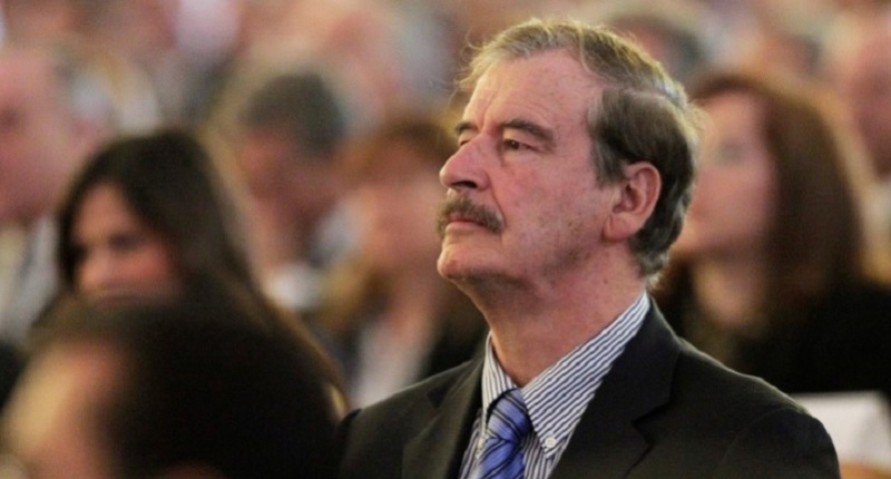 Former President of Mexico Vicente Fox attends a religious service of the late Lorenzo Zambrano in San Pedro Garza Garcia on the outskirts of Monterrey in this