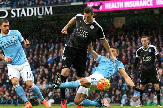 Huth gave Leicester the lead after just three minutes
Alex Livesey