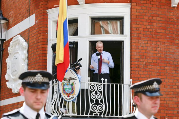 Julian Assange initially entered the Ecuadoran embassy