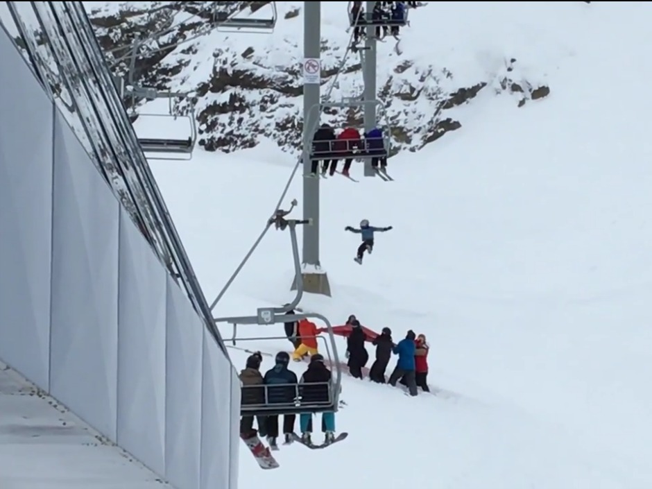 An 11-year-old boy fell off a chairlift at a B.C. ski resort