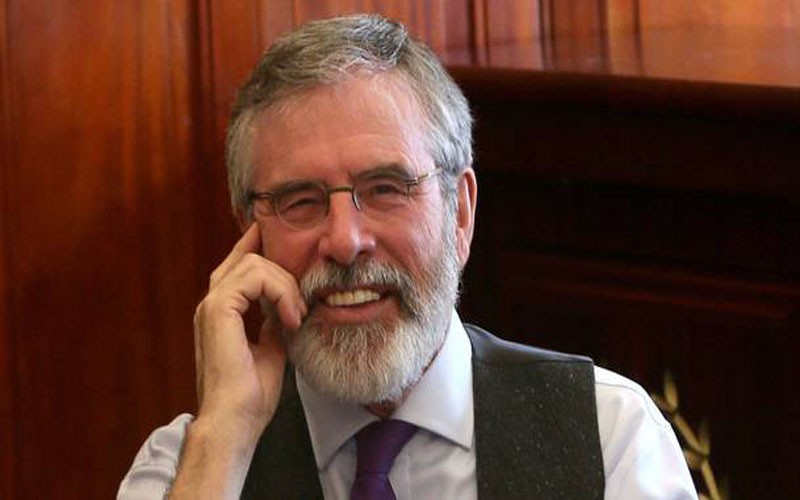 Adams rules out potential coalition with Fine Gael or Fianna Fáil