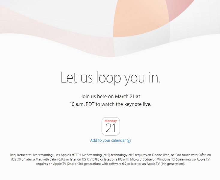 Apple March 21 Event