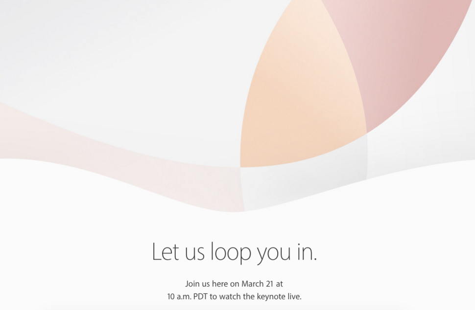 Apple		Official Apple iPhone SE and iPad 3 event date confirmed for 21 March	
			Facebook	Twitter	Pintrest	Linked In	Google+	Mail	
	Comment