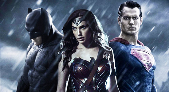 BATMAN V SUPERMAN Dawn of Justice stars Ben Affleck as Batman Gal Gadot as Wonder Woman and Henry Cavill as Superman