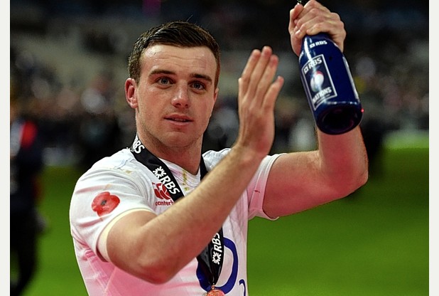 Bath Rugby's England fly-half George Ford after the clinching of the Six Nations Grand Slam