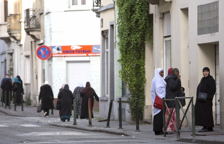 Belgian capital's Molenbeek neighborhood