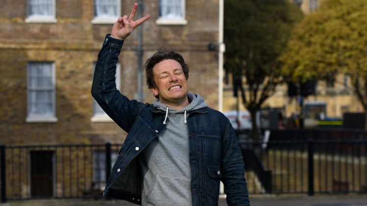 Ben Pruchnie  Getty Images Jamie Oliver celebrates the introduction of a levy on sugary drinks