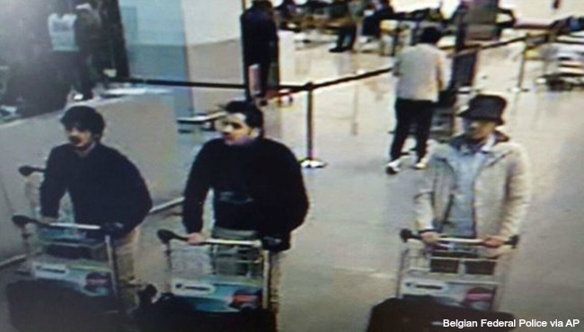 Brussels airport ISIS suicide bombers suitcase bomb failed