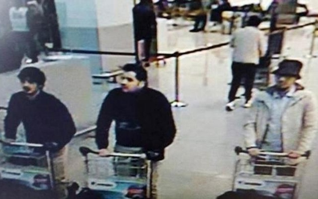 A young man in a hat caught on CCTV pushing a luggage trolley at Belgium's Zaventem airport alongside two others who investigators said had later blown themselves up in the terminal on Mar 22 2016.
Reuters