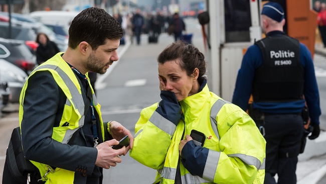 Explosions at the airport and at a subway station killed at least 31 people and injured more than 100. (AP