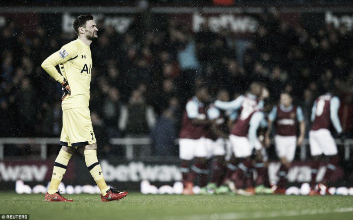 West Ham United 1-0 Tottenham Hotspur Antonio with the winner as Spurs blow chance to go top