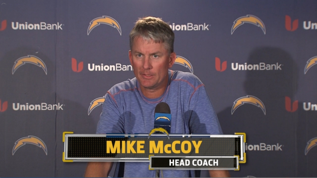 Chargers Coach Mike McCoy