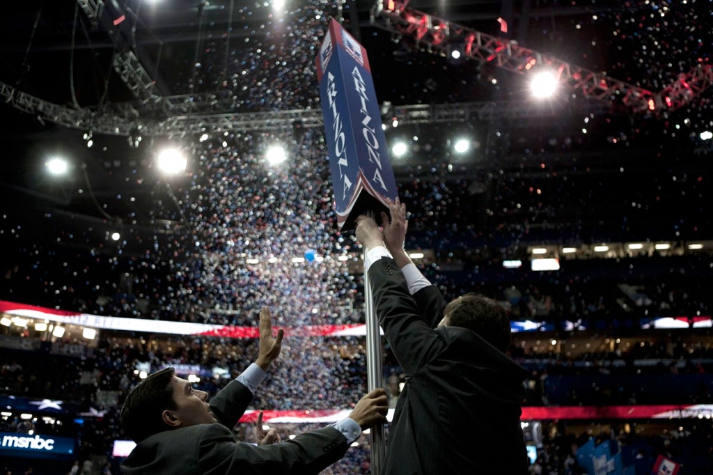 The Republican National Convention on Aug. 30 2012 in Tampa Fla