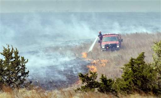 Winds Spread Wildfires in Oklahoma