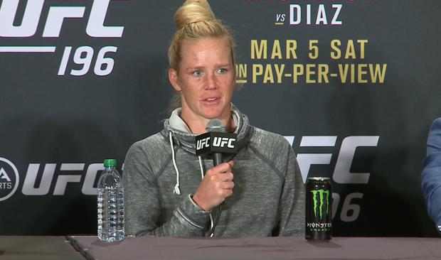 Keyboard Kimura: Holm likes life atop the MMA world