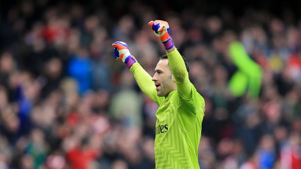 David Ospina is expected to replace the injured Petr Cech in goal for Arsenal