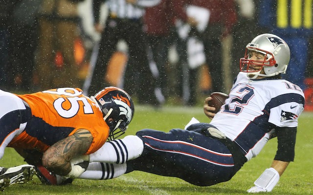 Derek Wolfe was really hungry when Denver played New England